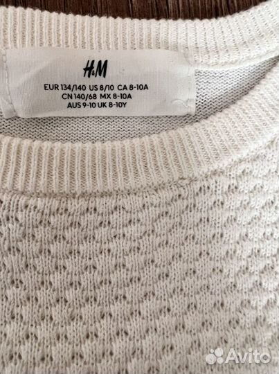 Комплект юбка кофта H&M 134/140