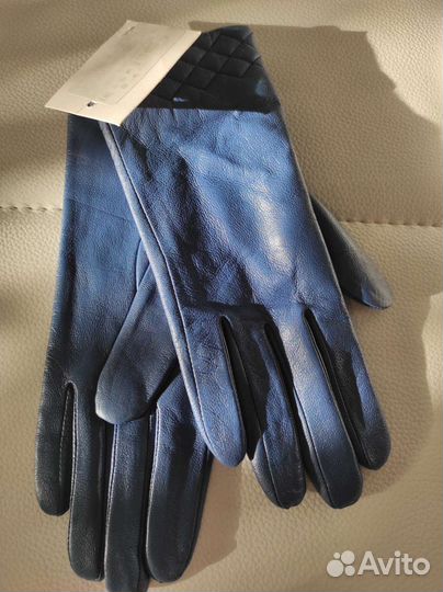 Перчатки женские кожаные 7 размер