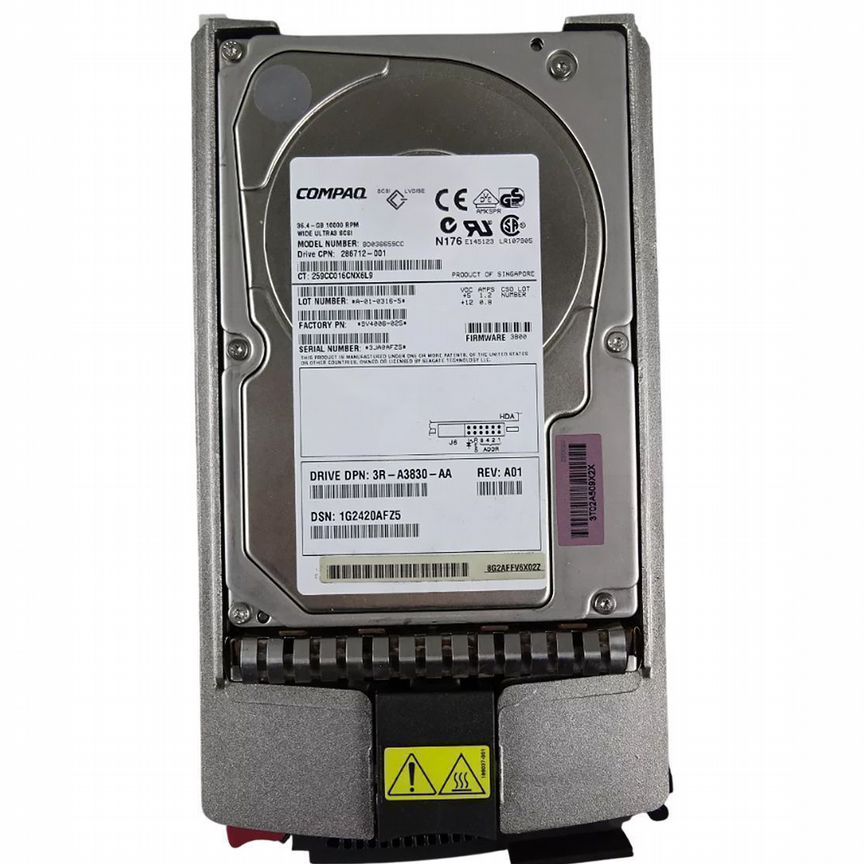 [BD036659CC] Жесткий Диск Hp 36.4gb U160scsi 3.5" Hd Bd036659cc