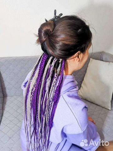 Комплект косичек для афрозатылка б/у