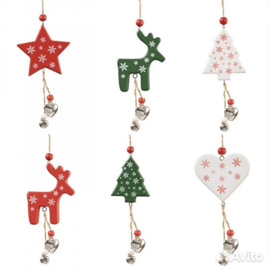 Подвески новогодние набор