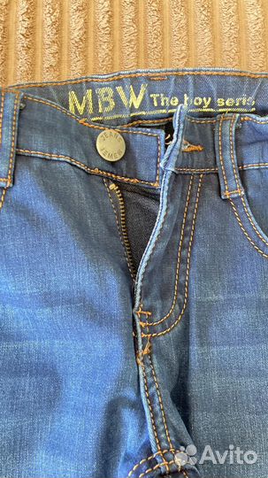 Джинсы утепленные 134