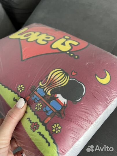 Подушка Love is 35/25