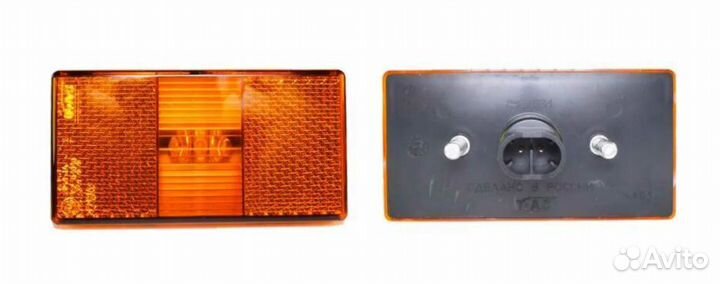 Фонарь габаритный боковой камаз 12/24В