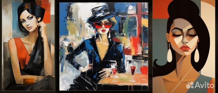 Картины с девушками 1