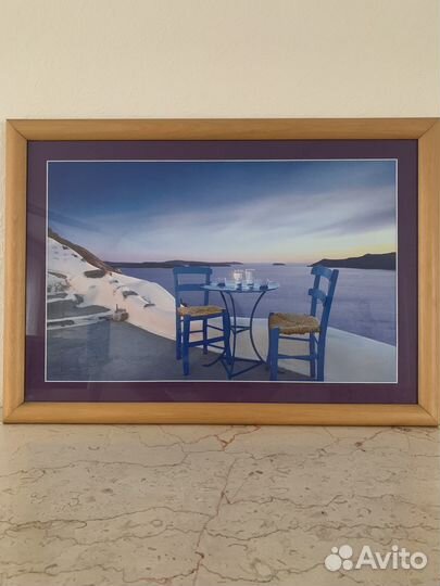 Картина кофе на море