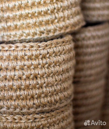 Эко корзина из джута