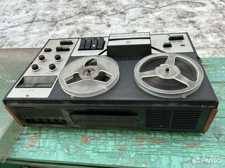 Катушечный магнитофон эльфа 332