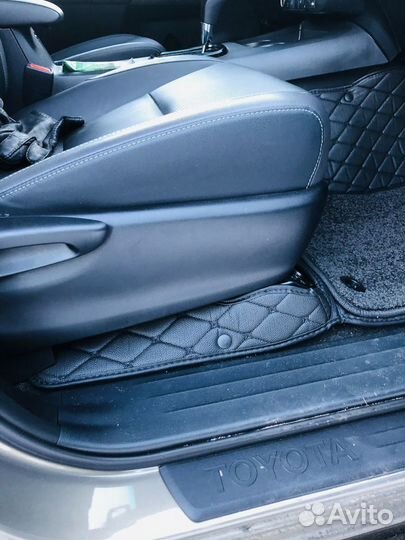 Автоковрики 3D с бортами из экокожи. На все авто