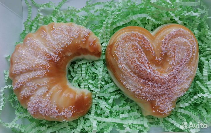 Мыло ручной работы плюшка