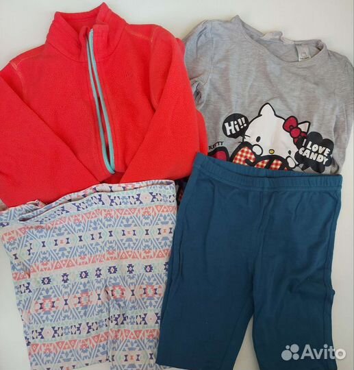 Пакет вещей на девочку 110