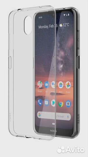 Оригинальный чехол Transparent Nokia 3.2 4.2 Clear