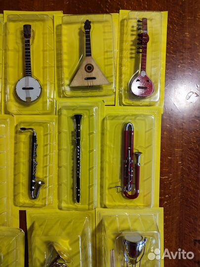 Музыкальные инструменты миникопии коллекционные