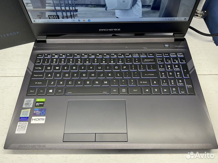 Новый Ноутбук Machenike i7/16/512SSD/GTX 1650