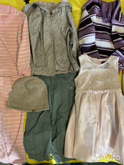 Детские вещи пакетом для девочки 98