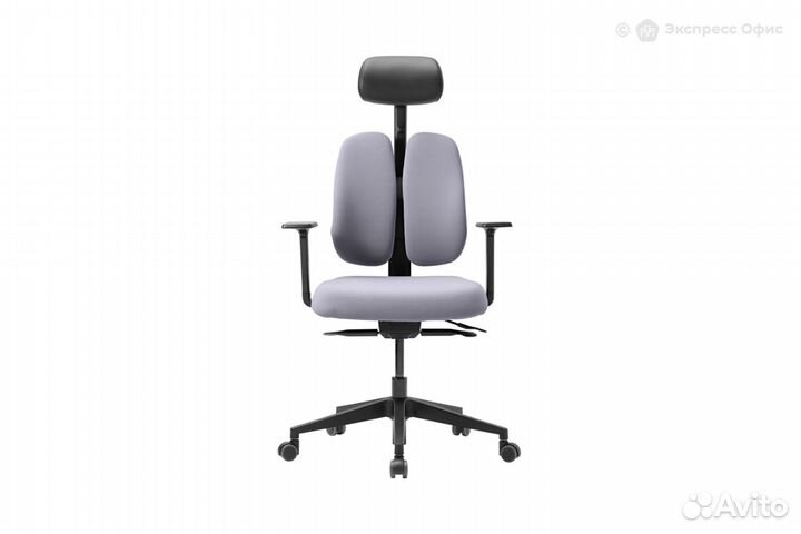 Кресло компьютерное ортопедическое D2500G-DAS Gray