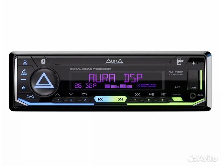 Автомагнитола Aura AMH-79DSP c USB и BT новая