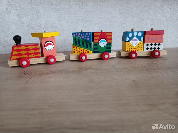 Игрушка конструктор Паровоз