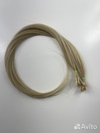 Волосы для наращивания блонд б/у