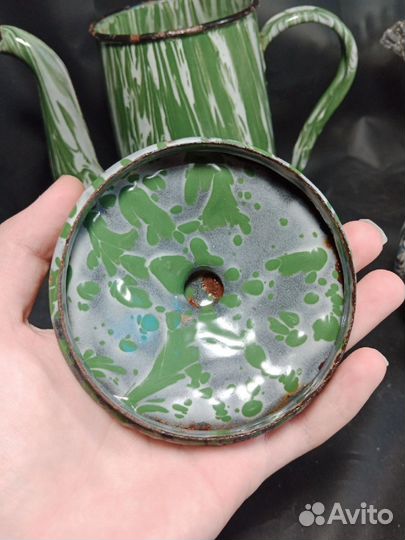 Кофейник эмалированный СССР