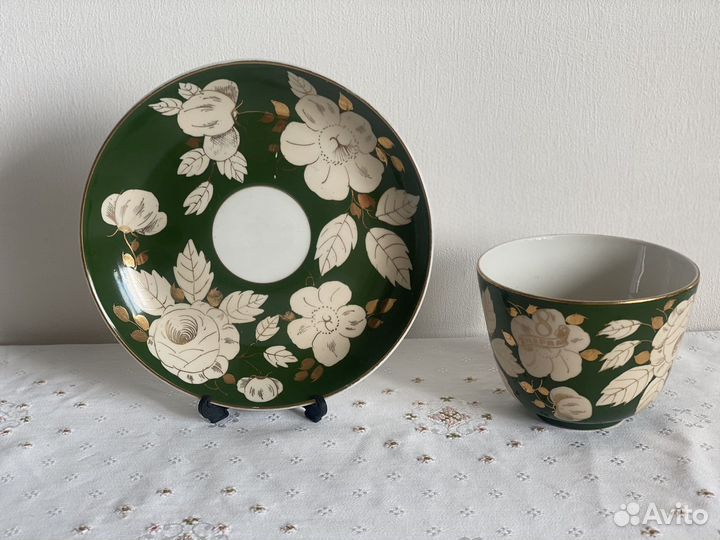 Чайная пара Дулево колокол