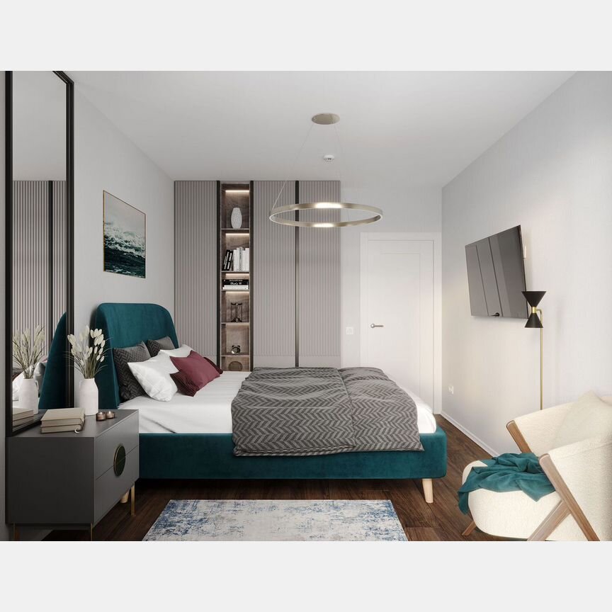 2-к. квартира, 47,5 м², 23/23 эт.