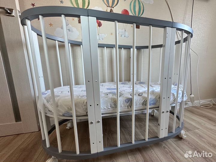 Кровать трансформер для новорожденных