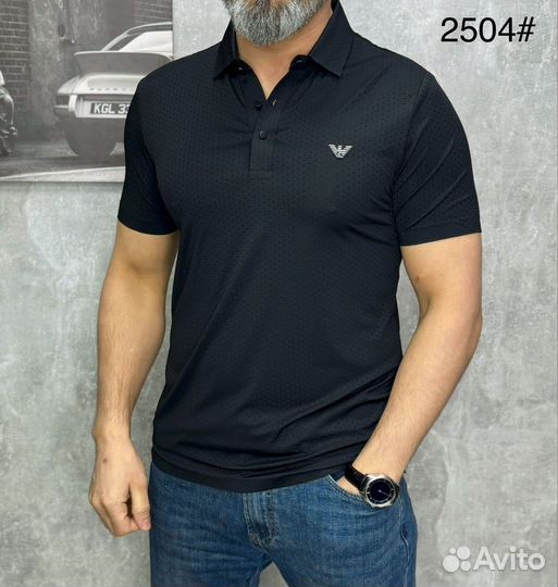 Поло мужское Giorgio Armani 3 цвета