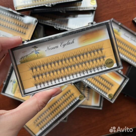 Ресницы пучки 2d (9mm, 10mm, 11mm, 14mm)