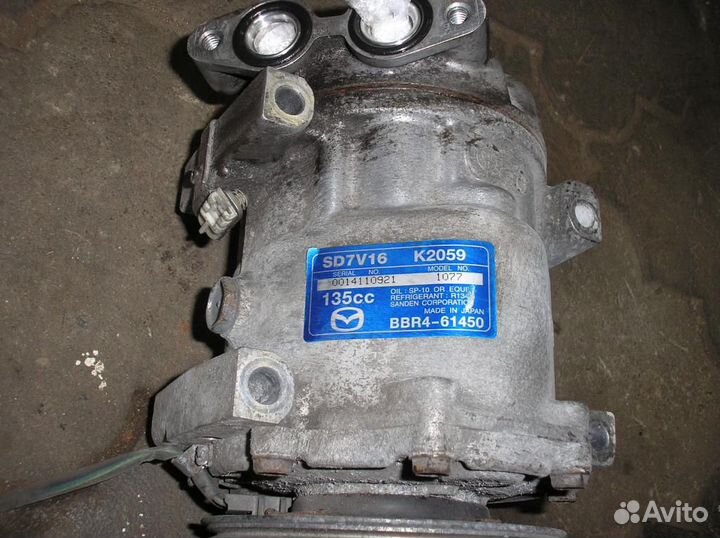 Компрессор кондиционера Mazda 3 (BL) 2010