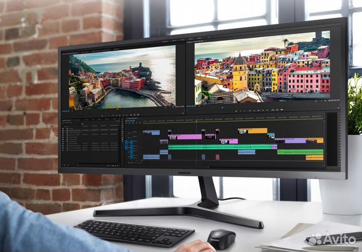 Монитор Samsung 34 дюйма S34J550WQM