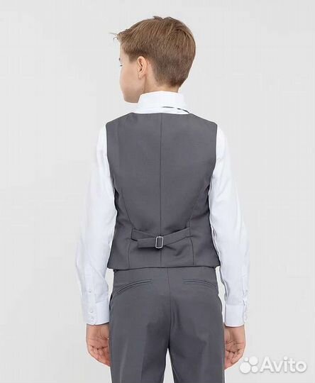 Костюм школьный Button blue новый