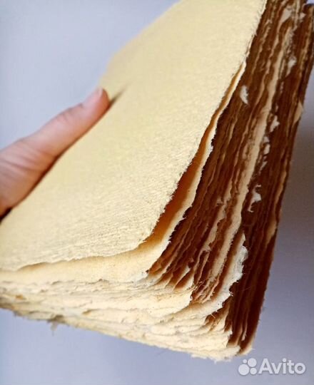 Бумага ручного литья. Набор 10 листов