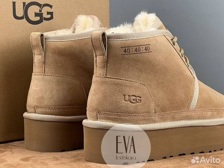 Женские угги на платформе Ugg Neumel Platform Sand