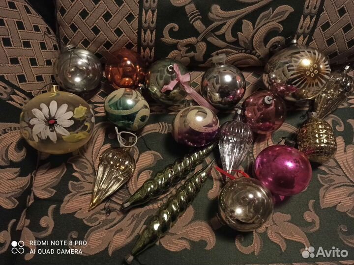 Елочные игрушки новый год СССР старые редкие