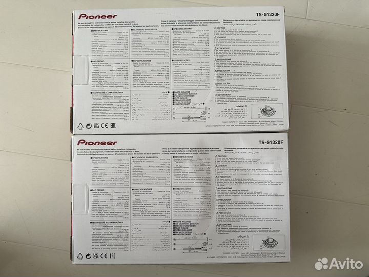 2-полосные динамики в авто pioneer новые