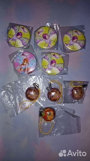 Значки и брелоки Винкс