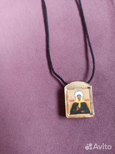 Икона и ладанка Матронушки