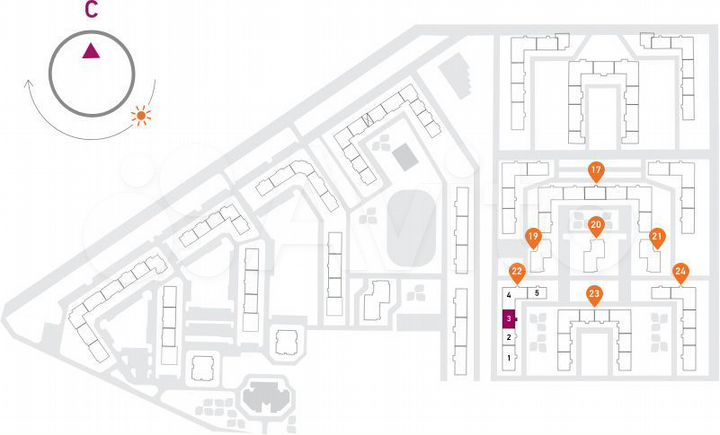 2-к. квартира, 46 м², 11/17 эт.