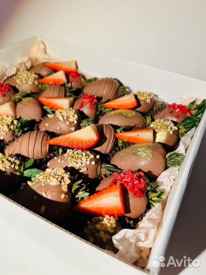 Клубника в настоящем шоколаде