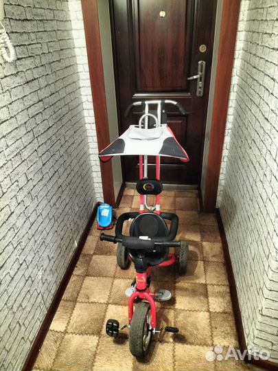 Детский велосипед с родительской ручкой