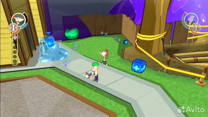 Phineas and Ferb Across the 2nd Dimension, б/у PSP