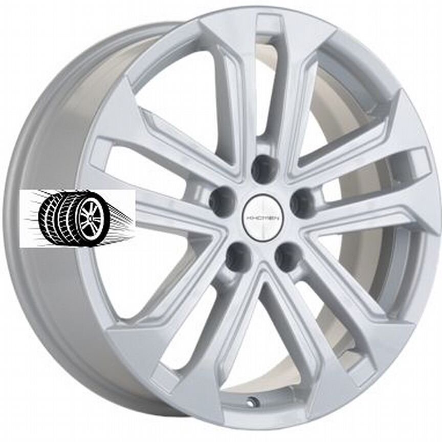 Литые диски Khomen Wheels 7×R18 5×114.3