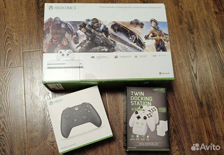 Xbox One s 1tb с играми