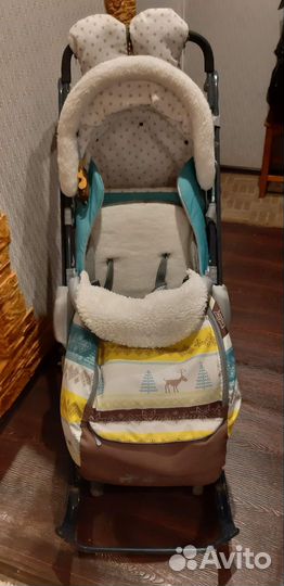 Санки-коляска Ника детям