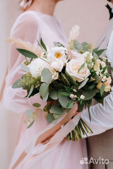 Свадебный букет невесты, букет дублёр