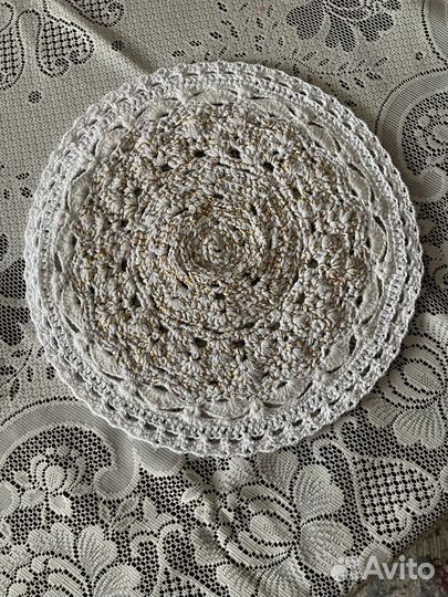 Вязаные салфетки ручная работа