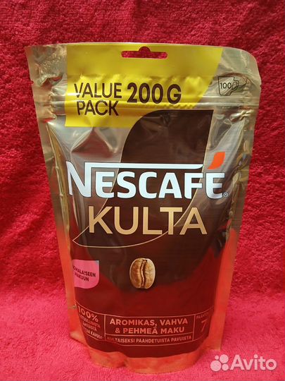 Финский кофе nescafe kulta 200г