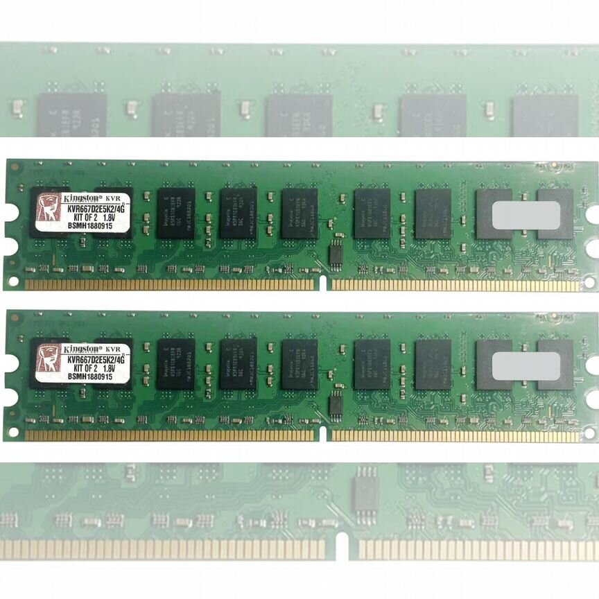 [KVR667D2E5K2/4G] Оперативная Память Kingston Ddr2 Kvr667d2e5k2/4g