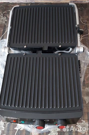 Электрический гриль oursson 2,0кВт новый